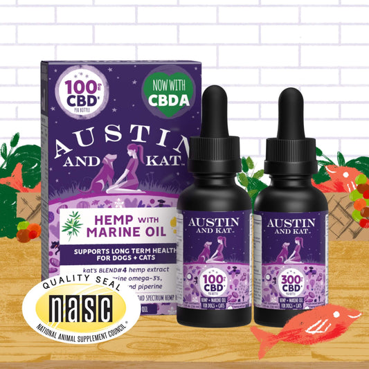 CBD Oil for Dogs and Cats - Austin and Kat