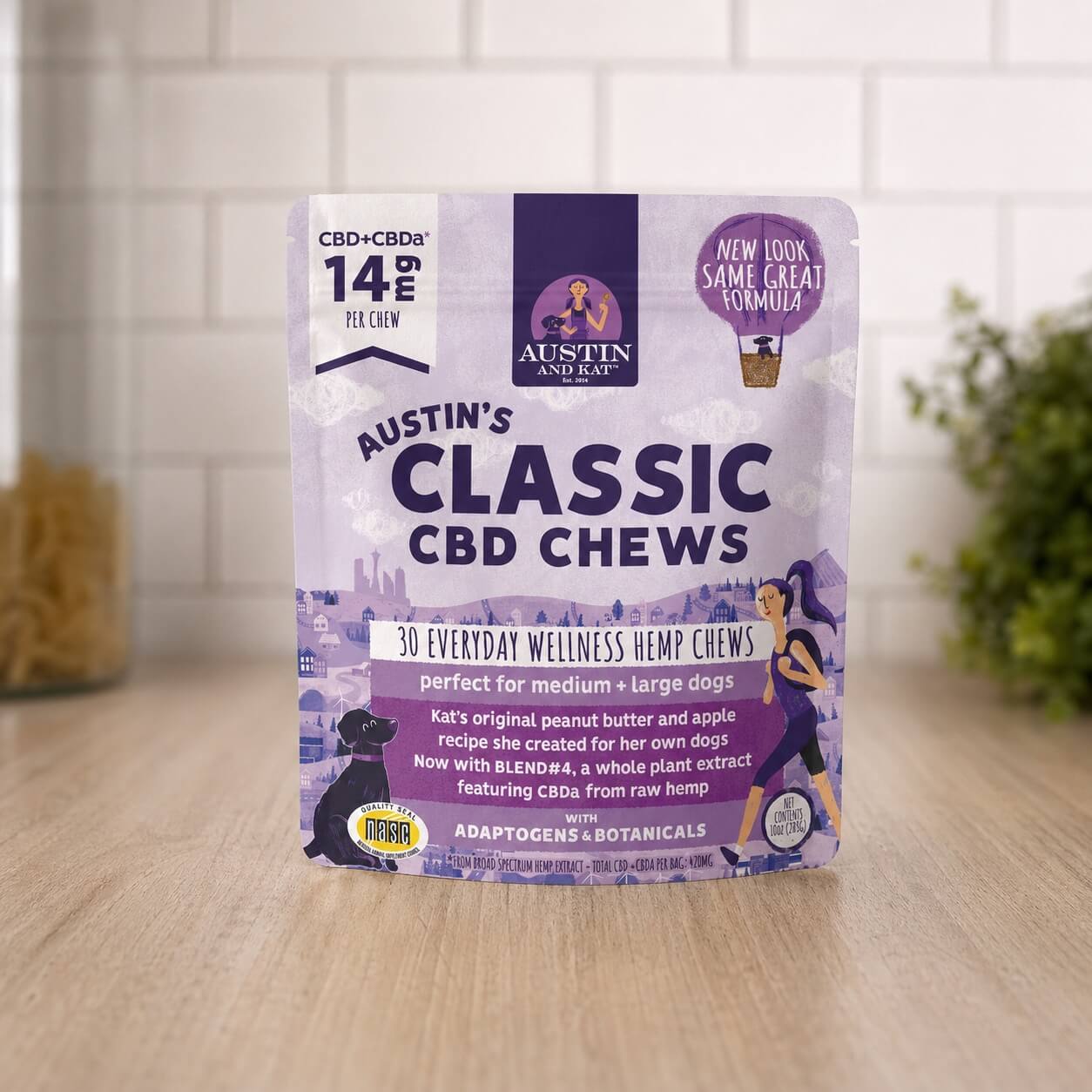 Austin and Kat · CBD Dog Treats · Trusted by owners