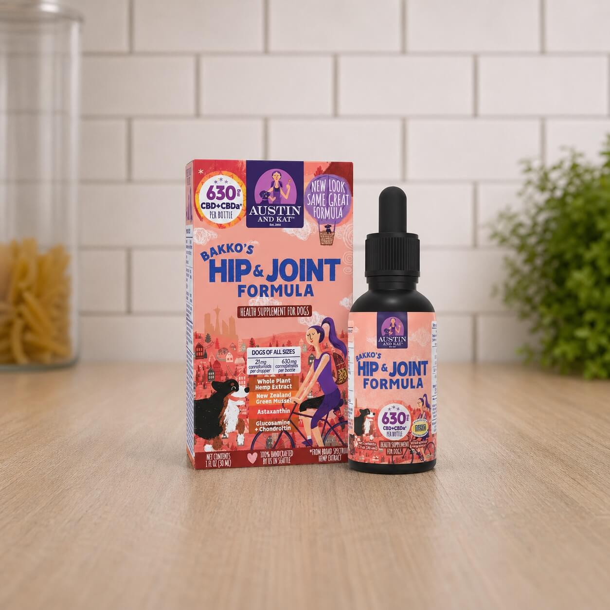 CBD Hip & Joint Oil for Dogs | Austin and Kat