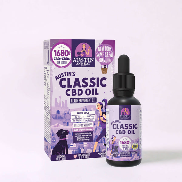Extra Strength CBD Oil | CBD for Dogs & Pets | Austin and Kat