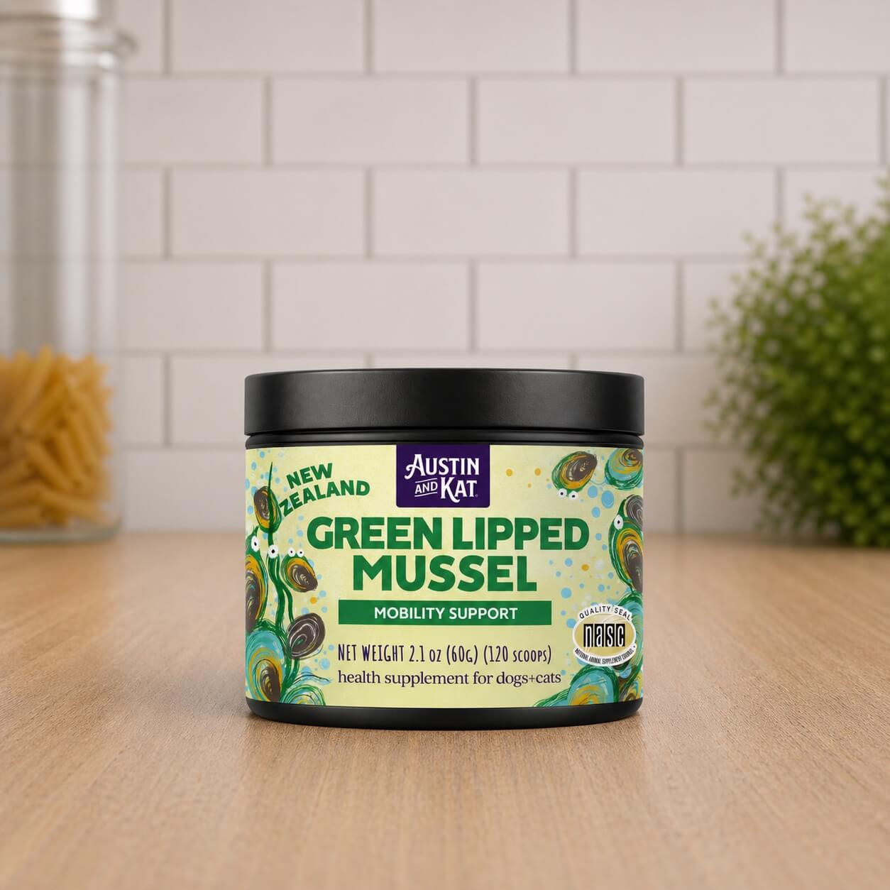 Green Lipped Mussel for Dogs – Joint & Hip Support | Austin and Kat