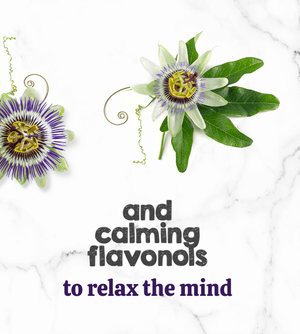 Austin and Kat calming botanical supplement powder for Dogs and Cats featured ingredients passionflower adds calming flavonols to relax the mind.