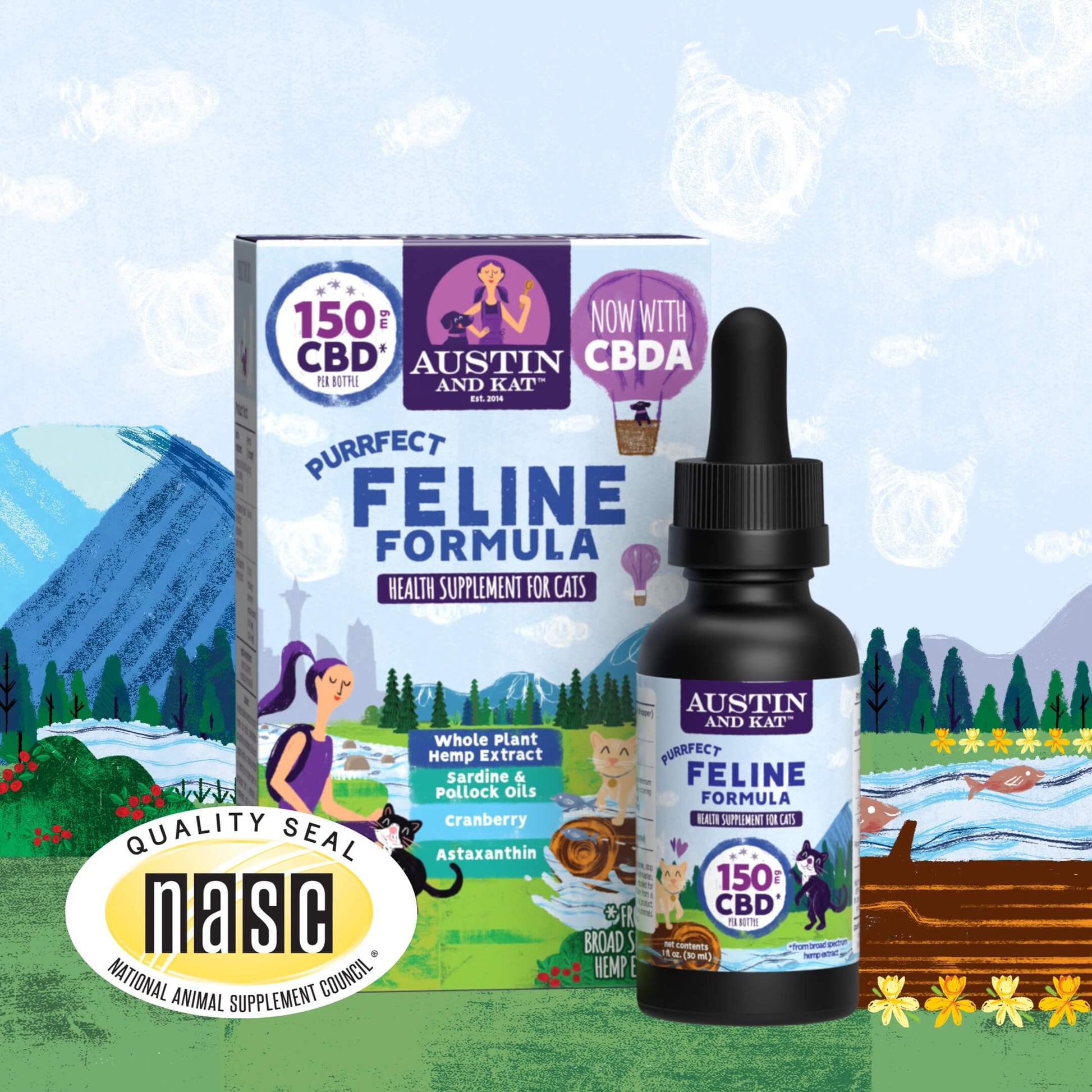 CBD Oil for Cats - Austin and Kat