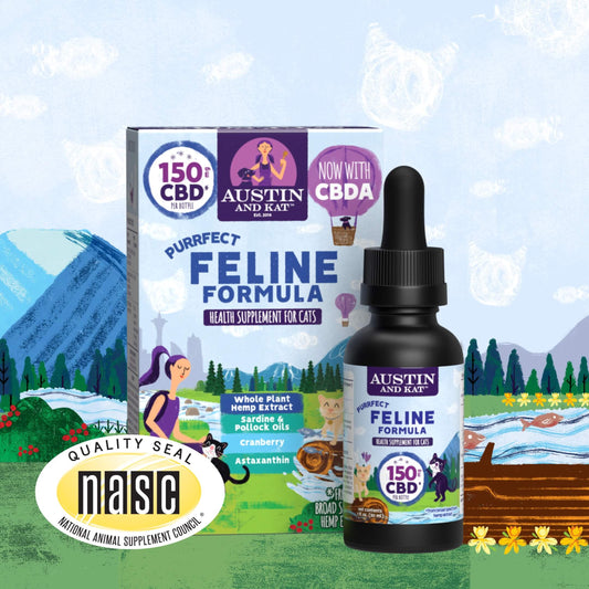 CBD Oil for Cats - Austin and Kat