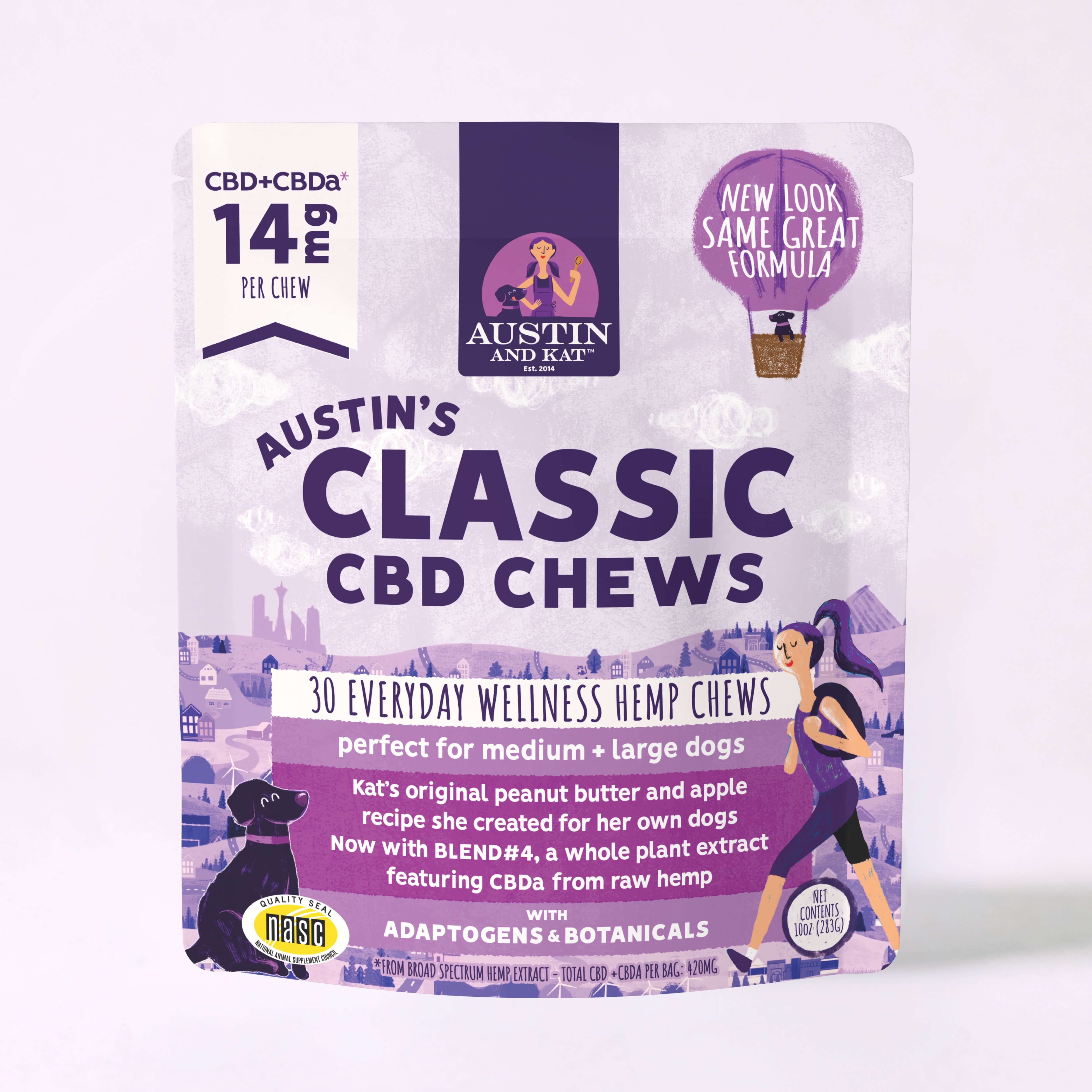 CBD Dog Treats with CBD + CBDa | Austin and Kat